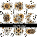 Coquette Cow UV DTF Decal sheets 2 Designs available