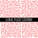 Fuzzy Leopard UV DTF Decal sheets 8 color Options