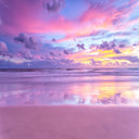 Cotton Candy Beach! - Adhesive Vinyl
