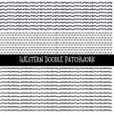 Western UV DTF Doodle Patchwork Set