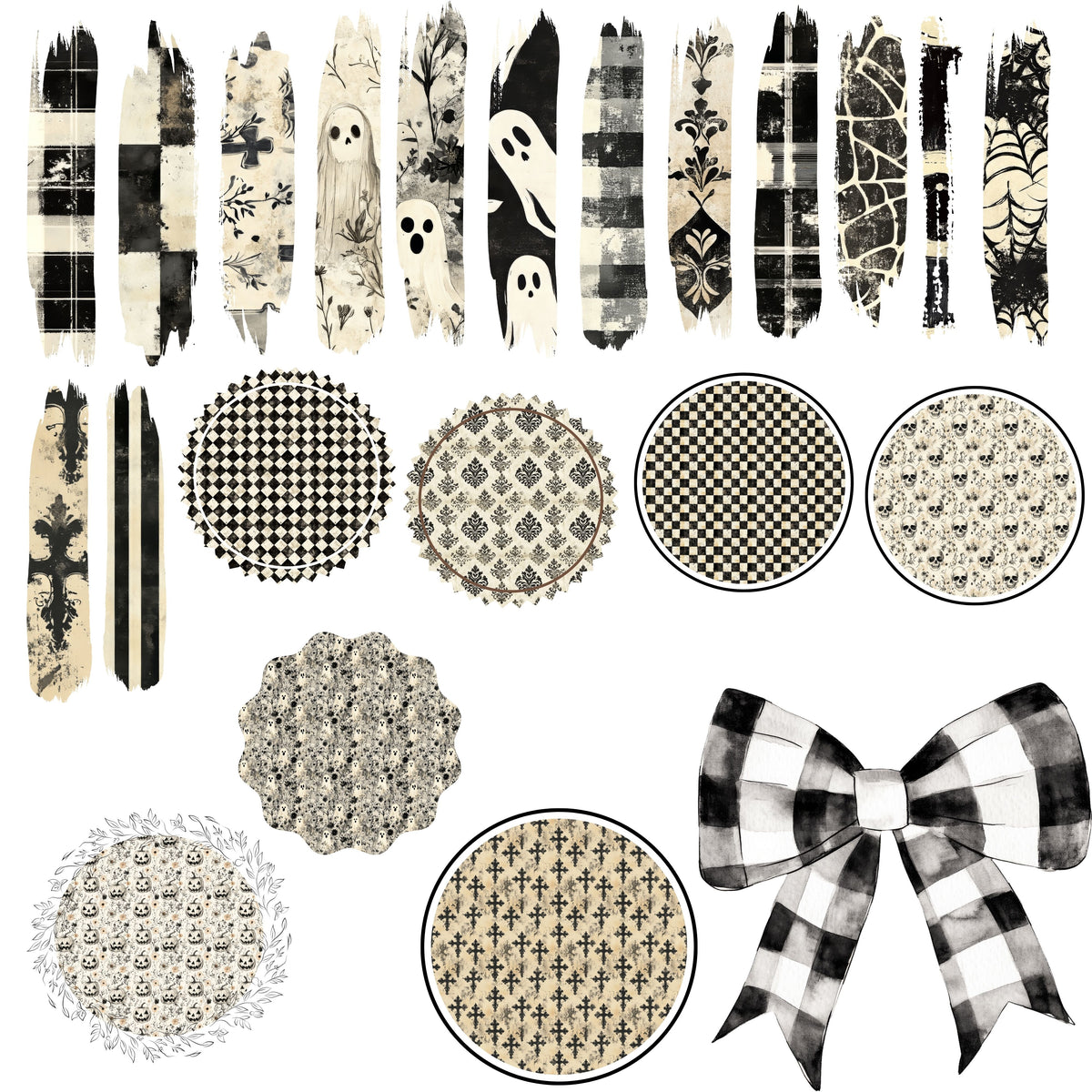 Cozy Halloween UV DTF Decal Sheets- 4 Design Options
