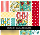 Crawfish Doodle Patchwork Set