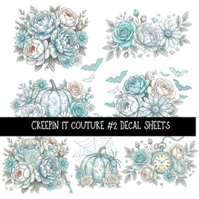 Creepin it Couture UV DTF Decal sheets 6 designs available