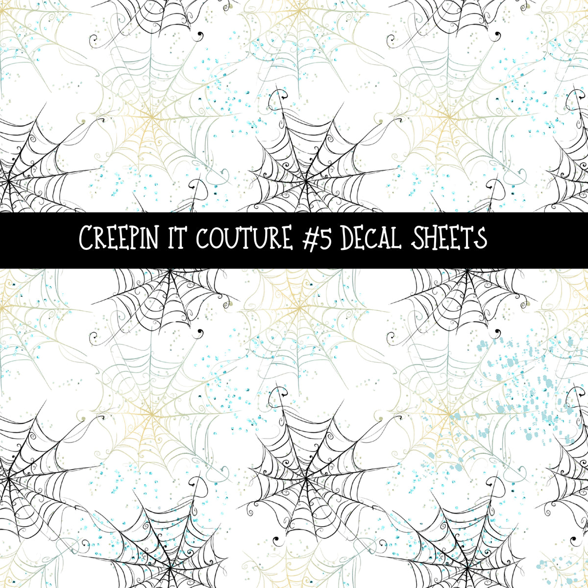 Creepin it Couture UV DTF Decal sheets 6 designs available