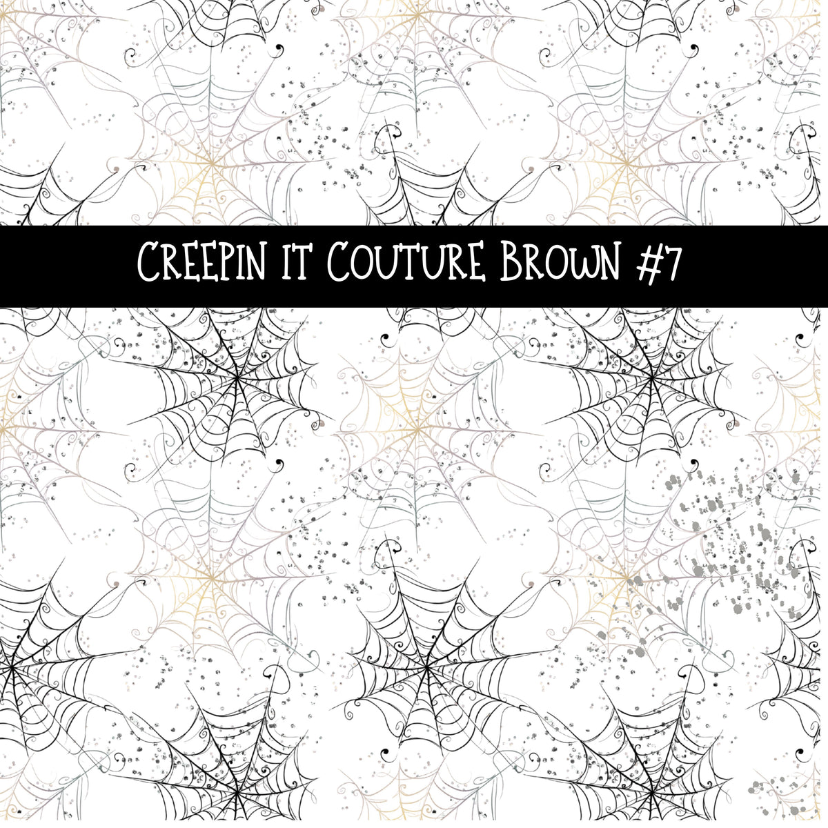 Creepin it Couture Brown UV DTF Decal sheets 9 Designs available
