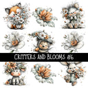 Critters and Blooms UV DTF Decal sheets 6 Designs Available