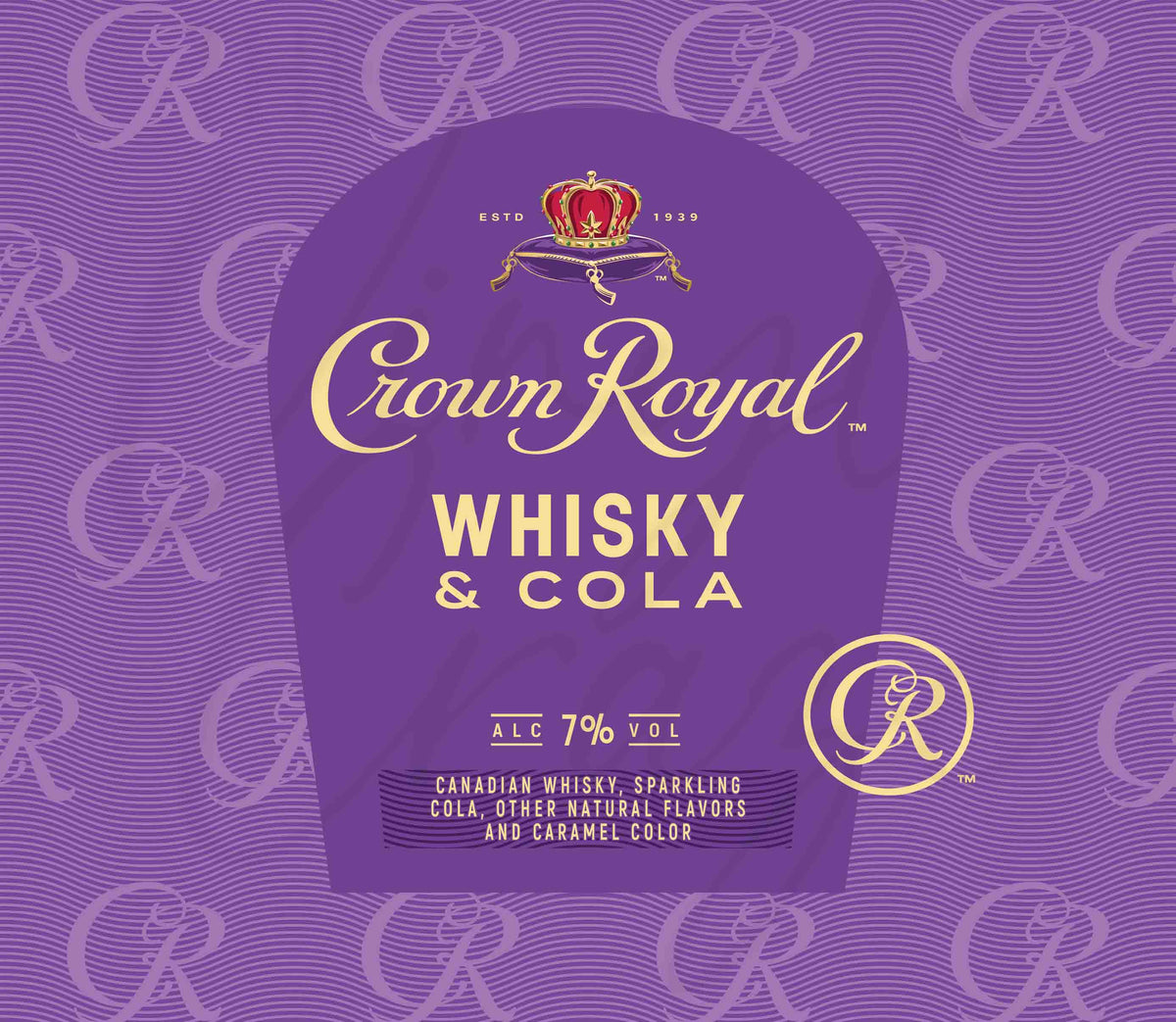 Crown Royal 20 or 30 oz Skinny Adhesive Vinyl Wrap