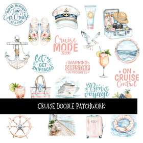 Cruise Doodle Patchwork Set
