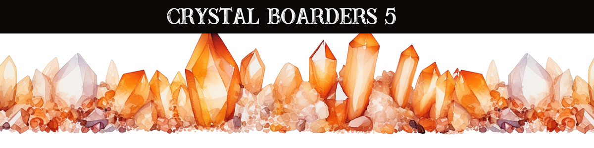 Crystals Boarders UV DTF - 8 Design Options
