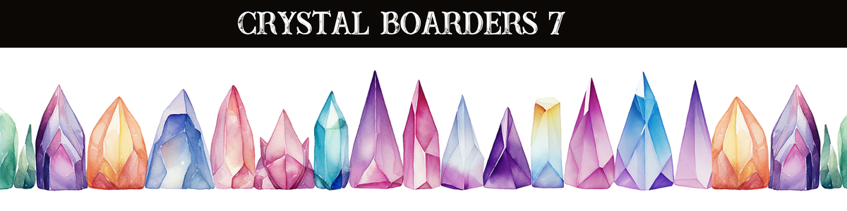 Crystals Boarders UV DTF - 8 Design Options