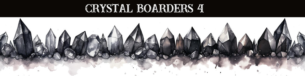 Crystals Boarders UV DTF - 8 Design Options