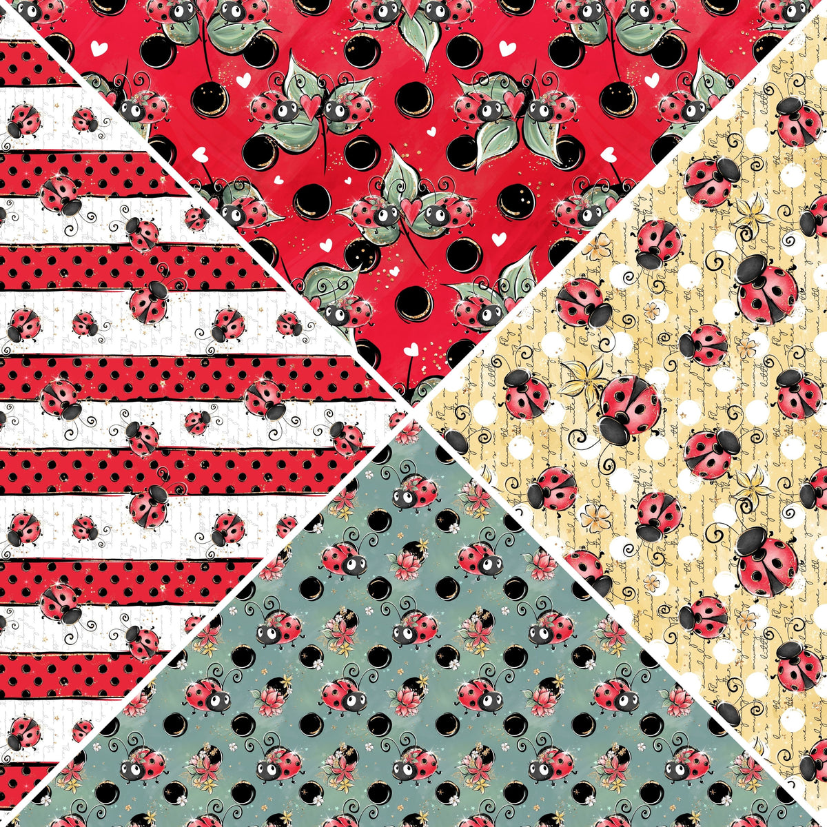 Cute Ladybugs Vsplit Precut Vinyl