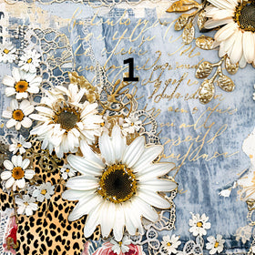 Daisies and Denim Collection 12x12 Vinyl Sheets- 12 Designs Available