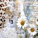 Daisies and Denim Collection 12x12 Vinyl Sheets- 12 Designs Available