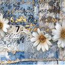 Daisies and Denim Collection 12x12 Vinyl Sheets- 12 Designs Available