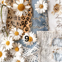 Daisies and Denim Collection 12x12 Vinyl Sheets- 12 Designs Available