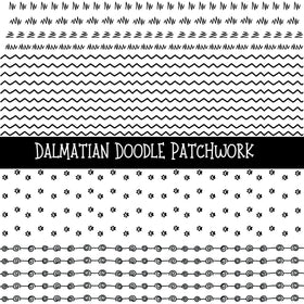 Dalmatian Doodle Patchwork Set