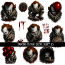 Dancing Clown- Uvdtf Decal Sheets