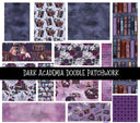 Dark Academia Doodle Patchwork Set