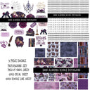 Dark Academia Doodle Patchwork Set