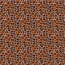 Dark Brown Giraffe  - Adhesive Vinyl