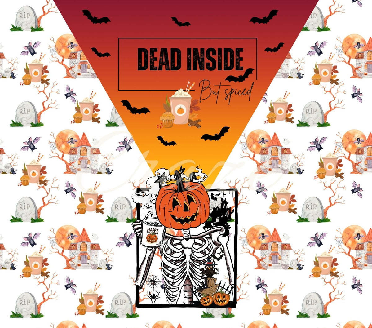 Dead Inside but Spiced V Split wrap