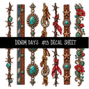 Denim Days UV DTF Decal sheets 15 Designs available