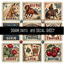 Denim Days UV DTF Decal sheets 15 Designs available
