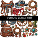 Denim Days UV DTF Decal sheets 15 Designs available