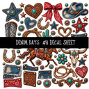 Denim Days UV DTF Decal sheets 15 Designs available