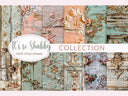 It's so Shabby Collection 12x12 Vinyl Sheets- 12 Designs Available