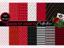 Queen of Hearts Collection 12x12 Vinyl Sheets- 14 Designs Available