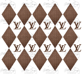 Designer Argyle UV DTF wraps 4 colors and 2 sizes to choose from