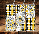 Bee Kind Vinyl tumbler wraps