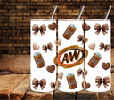 Root Beer UV DTF tumbler wraps 20oz