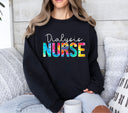 Dialysis Nurse Tie Dye DTF Transfers