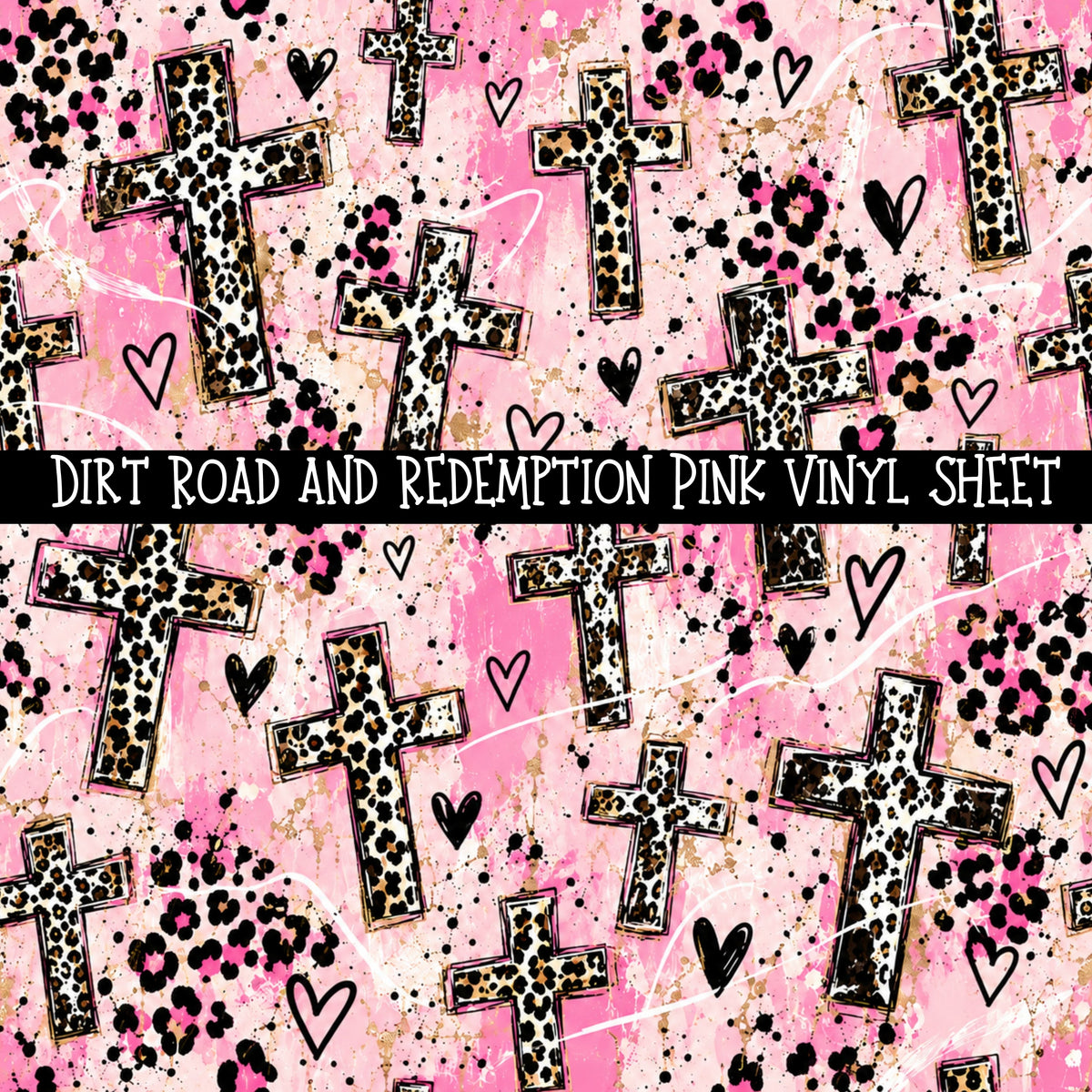 Dirt road and Redemption vinyl sheets 2 color options to choose from