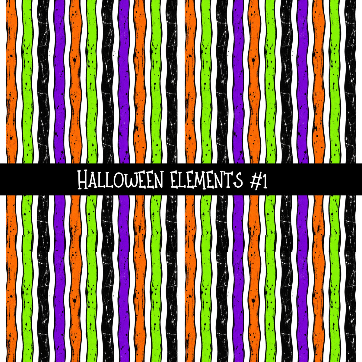 Distressed Halloween Elements UV DTF Decal sheets 10 Designs available
