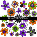 Distressed Halloween Elements UV DTF Decal sheets 10 Designs available