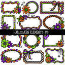 Distressed Halloween Elements UV DTF Decal sheets 10 Designs available