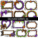 Distressed Halloween Elements UV DTF Decal sheets 10 Designs available