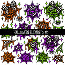 Distressed Halloween Elements UV DTF Decal sheets 10 Designs available