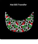 Leopard Grinch Hat Bill Transfer