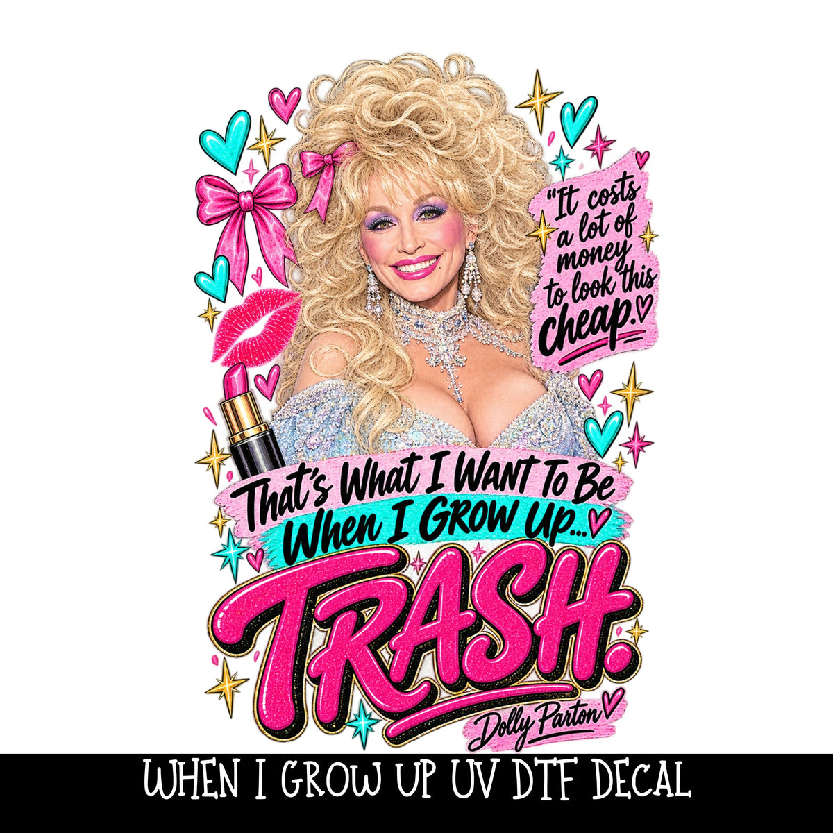 When I grow up UV DTF Decal