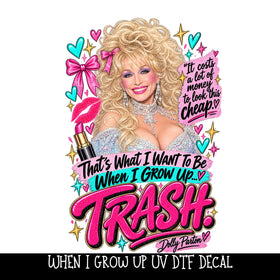 When I grow up UV DTF Decal