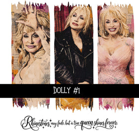 Dolly Torn Pages UV DTF Decal sheets 6 Designs available