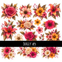Dolly Torn Pages UV DTF Decal sheets 4 Designs available