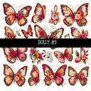 Dolly Torn Pages UV DTF Decal sheets 6 Designs available