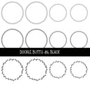 Doodle Butts UV DTF Decal sheets 6 design sheets available in 2 colors