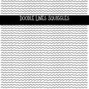 Doodle Lines Squiggles UV DTF Decal sheet